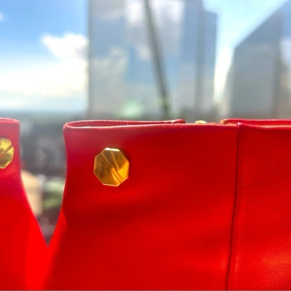 Louise et Cie unreal bright red leather boots… 10/10 size 7m OG tag still in - Picture 8 of 11